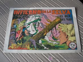 Comics : EL REY DEL MAR, nº 40 , Luis Bermejo/Quesada, Vaalenciana, 1948. Original